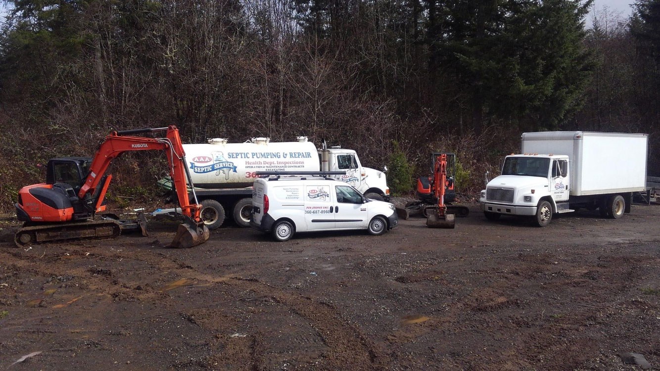 AAA Septic Service equipment